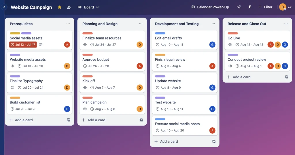 job scheduling app